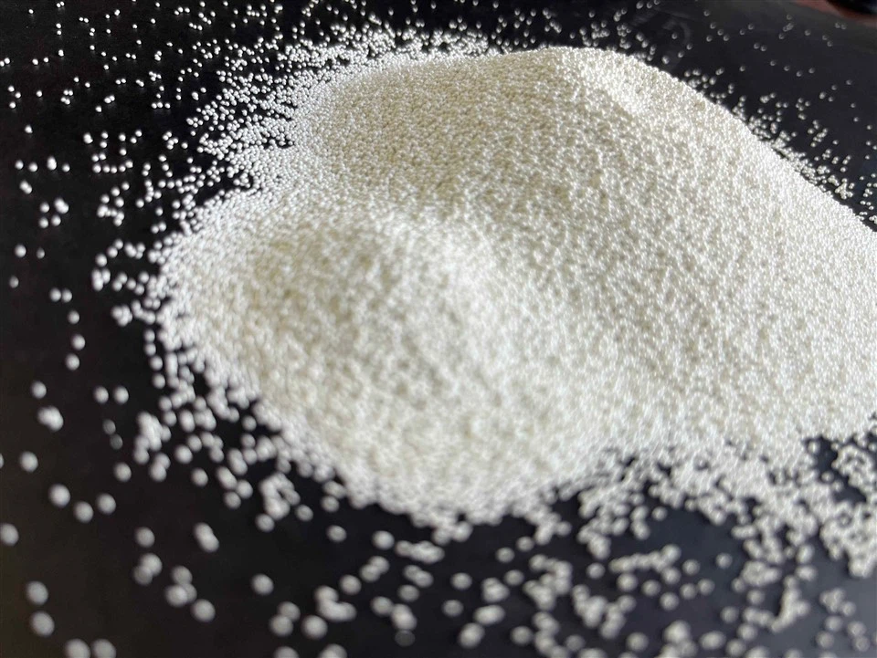 Media Peledakan Manik-manik Keramik Harga Kompetitif Untuk Sandblasting Logam Paduan Aluminium Industri